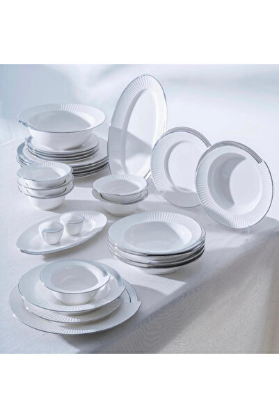 ACAR CORINE SİLVER 29 PARÇA 6 KİŞİLİK YEMEK TAKIMI
