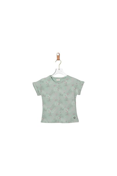 Babexi ТЕНИСКА С ЦВЕТЕН ПРИНТ Зелена