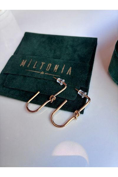 Miltonia Knot Earrings