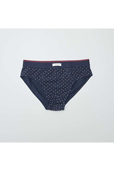 KIABI مجموعة من 3 سراويل داخلية مطبوعة باللون الأحمر