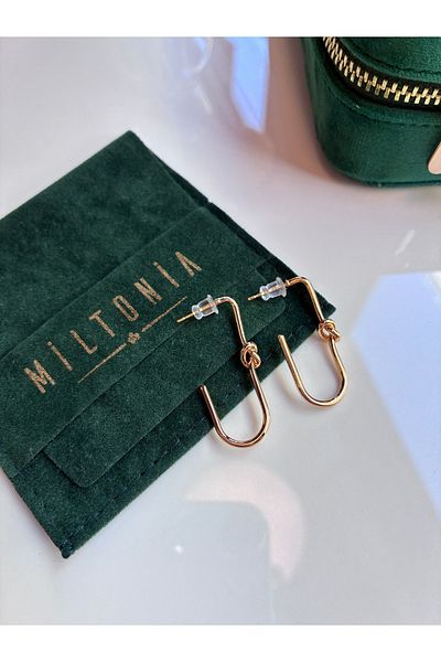 Miltonia Knot Earrings