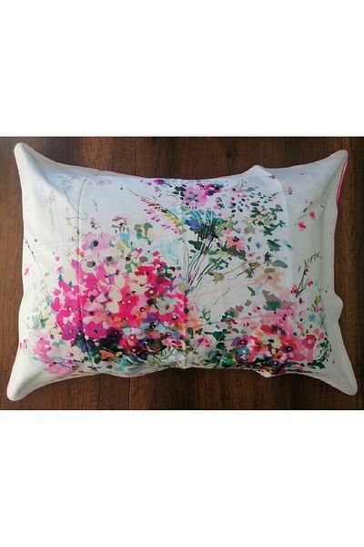 Taç Flounced Pillowcase Set – Piping, 2 Pieces 50X70 Cm, Cotton Satin
