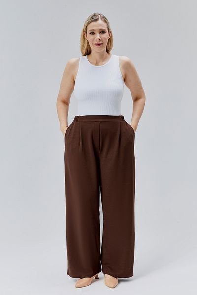 Symirna Loose Fit Pleated Women's Trousers