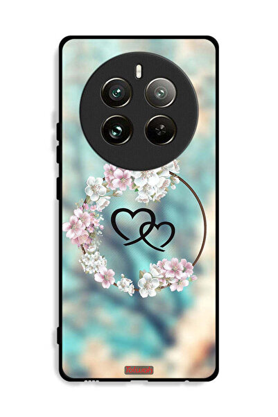 Tolwak غطاء حماية لهاتف Realme 12 Pro Plus 5G برسومات قلوب في خاتم