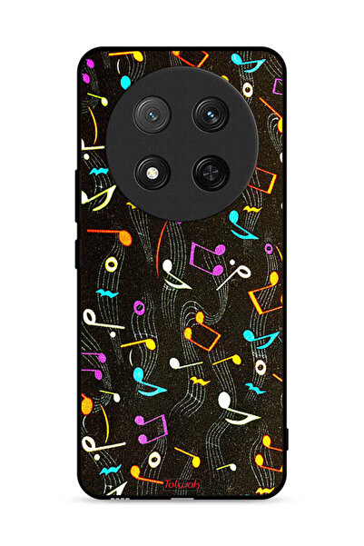 Tolwak غطاء حماية لهاتف Honor X9c 5G بنمط قماش موسيقي