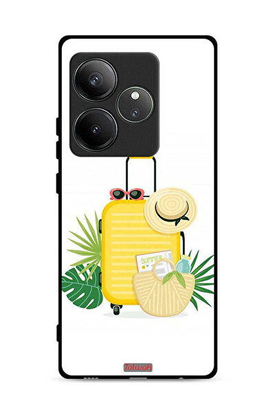 Tolwak غطاء حماية لهاتف Realme GT Neo6 5G بفن رقمي صيفي