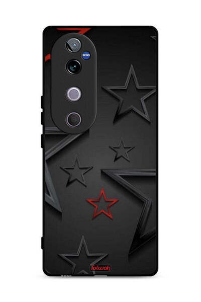 Tolwak غطاء حماية بنقشة نجوم لهاتف Vivo V40 5G