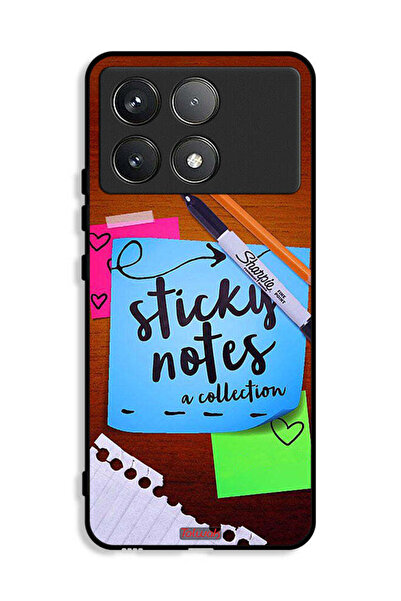 Tolwak Xiaomi Redmi K70E 5G Protective Case Cover Sticky Notes