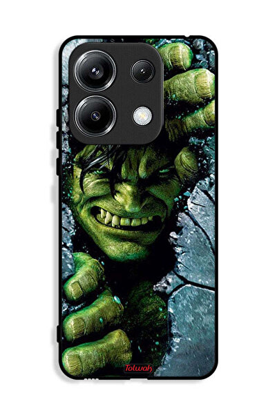 Tolwak غطاء حماية لهاتف Xiaomi Poco M6 Pro 4G بتصميم هالك المذهل