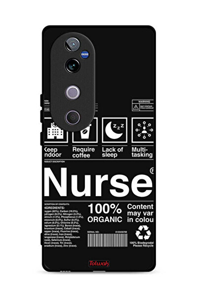 Tolwak غطاء حماية لهاتف Vivo V40 5G، ملصق ممرضة