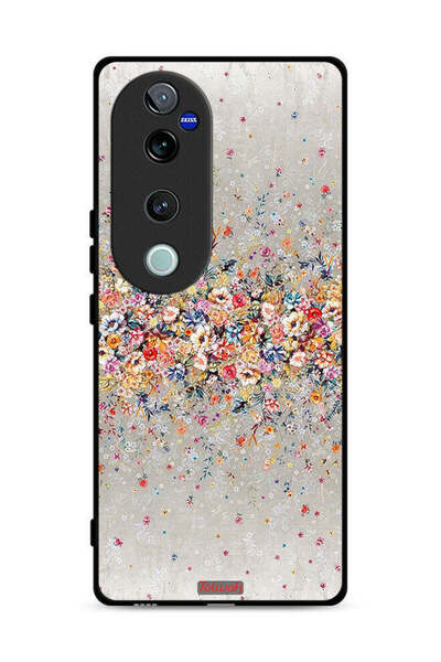 Tolwak Vivo V40 Pro 5G Protective Case Cover Small Flowers Abstract Art