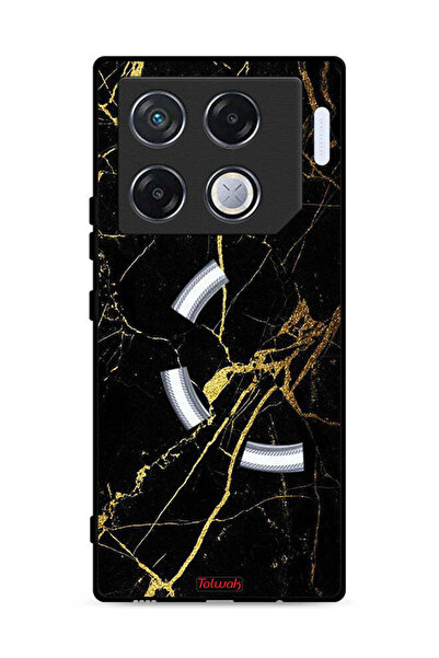 Tolwak غطاء حماية لهاتف Infinix GT 20 Pro 5G - رخامي متصدع