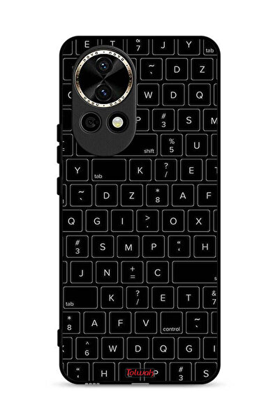 Tolwak غطاء حماية لهاتف هواوي نوفا 13 5G بنمط مفاتيح لوحة مفاتيح عشوائية