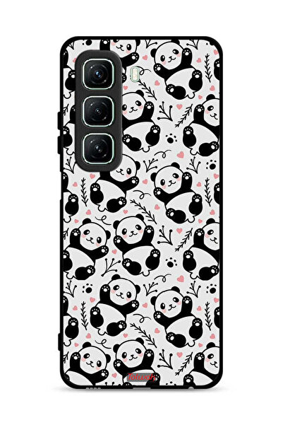 Tolwak غطاء حماية لهاتف Infinix Hot 50 5G بنقشة باندا