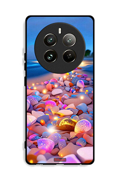 Tolwak غطاء حماية لهاتف Realme 12 Pro Plus 5G برسومات فنية من الأحجار