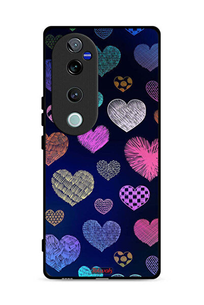 Tolwak غطاء حماية لهاتف Vivo S19 Pro 5G بنقشة قلوب داجا