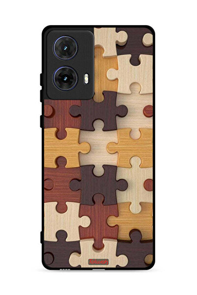 Tolwak غطاء حماية لهاتف موتورولا موتو جي 85 5 جي بنمط خشبي