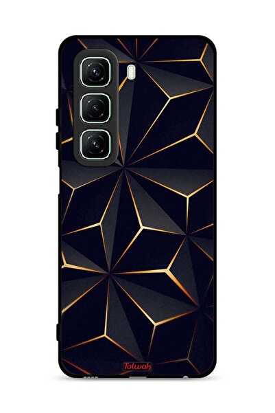 Tolwak غطاء حماية بنمط لهاتف Infinix Hot 50 5G