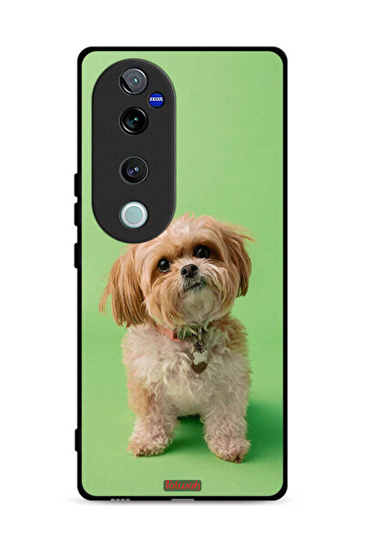 Tolwak غطاء حماية لهاتف Vivo V40 Pro 5G بتصميم جرو لطيف