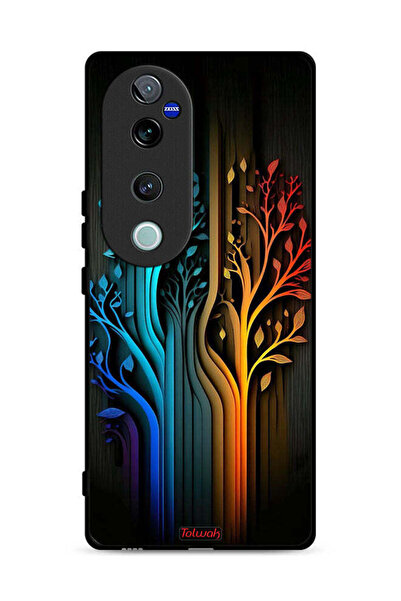 Tolwak غطاء حماية لهاتف Vivo S19 Pro 5G برسومات أوراق الشجر