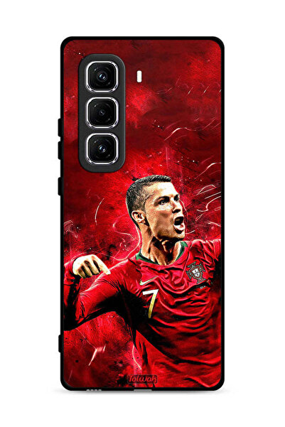 Tolwak غطاء حماية لهاتف Infinix Hot 50 Pro Plus 4G بتصميم كريستيانو رونالدو