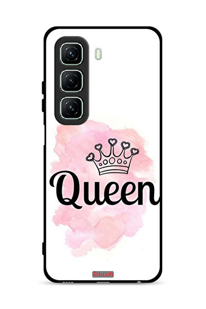 Tolwak غطاء حماية لهاتف Infinix Hot 50 5G بتصميم Queen Art