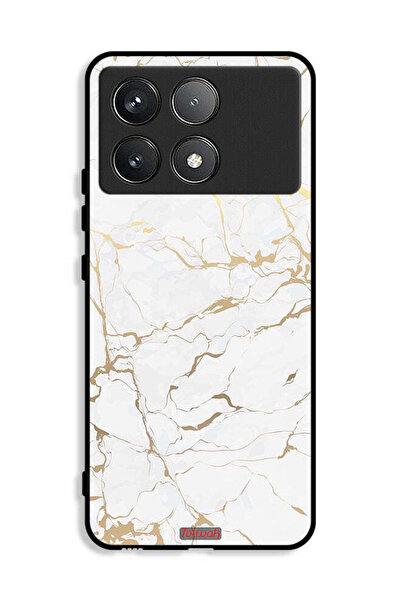 Tolwak غطاء حماية لهاتف Xiaomi Redmi K70E 5G بنمط رخامي