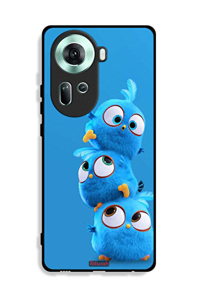 Tolwak غطاء حماية لهاتف Oppo Reno11 5G بنقشة طيور لطيفة