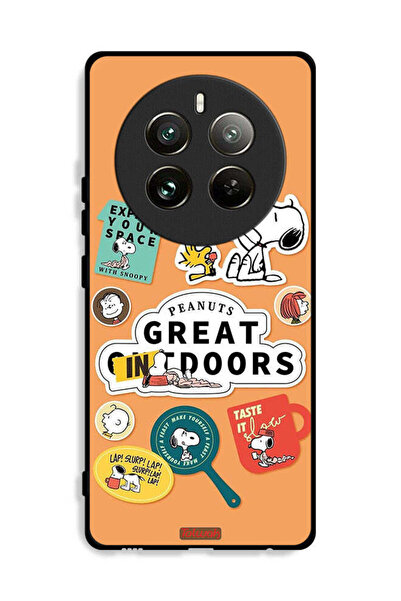 Tolwak غطاء حماية لهاتف Realme 12 Pro 5G بملصقات الفول السوداني