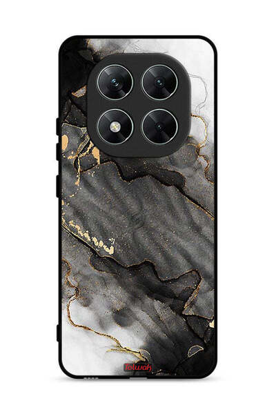 Tolwak غطاء حماية لهاتف Xiaomi Poco X7 5G بلون رخامي لامع