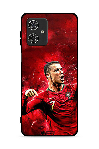 Tolwak غطاء حماية لهاتف موتورولا موتو جي 54 5G كريستيانو رونالدو