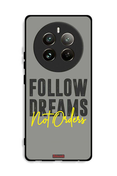 Tolwak غطاء حماية لهاتف Realme 12 Pro Plus 5G اتبع الأحلام وليس الأوامر