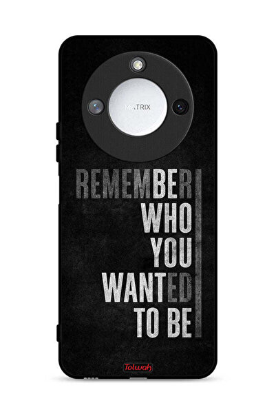 Tolwak غطاء حماية لهاتف Honor X60 5G تذكر من أردت أن تكون