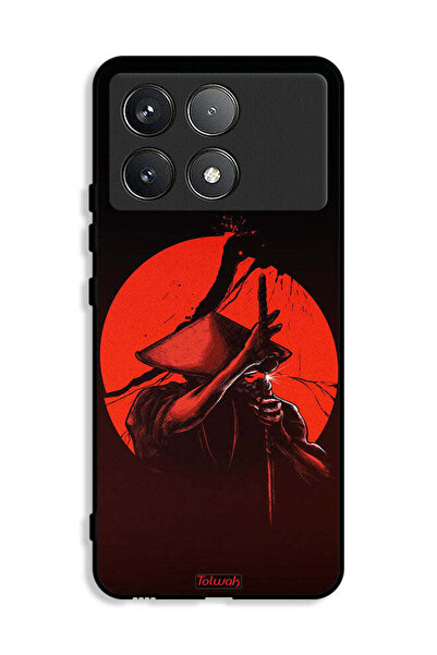 Tolwak غطاء حماية لهاتف شاومي ريدمي K70E 5G بتصميم محارب السيف