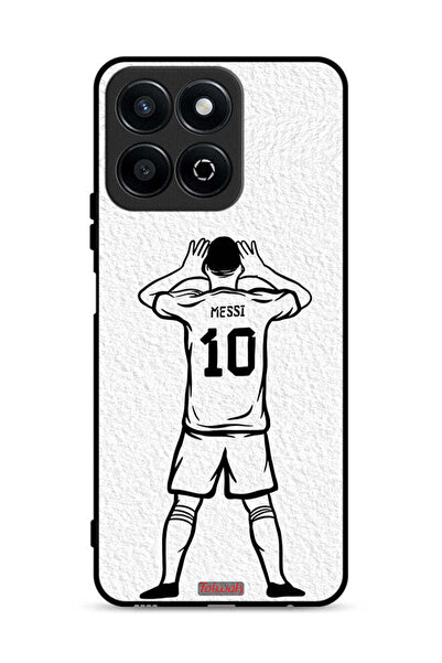 Tolwak غطاء حماية لهاتف Honor Play 60 Plus 5G برسم ميسي