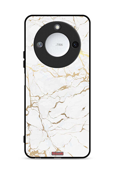 Tolwak غطاء حماية لهاتف Honor X60 5G بنمط رخامي