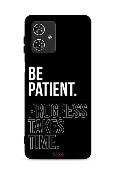 Tolwak غطاء حماية موتورولا موتو جي 54 5 جي - كن صبورًا، فالتقدم يستغرق وقتًا