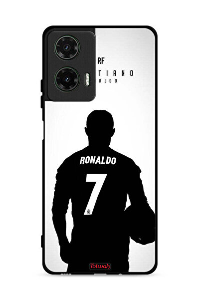 Tolwak غطاء حماية لهاتف موتورولا موتو جي 35 5G بقناع كريستيانو رونالدو