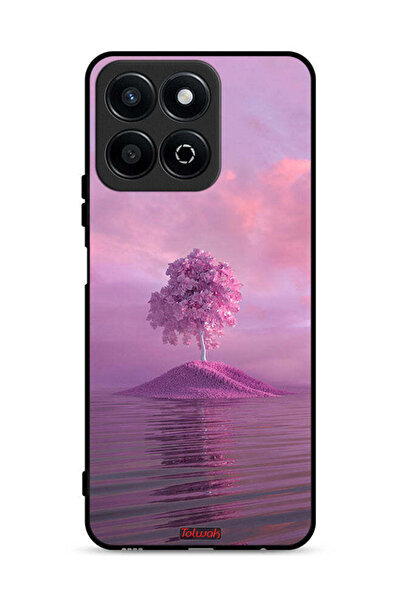 Tolwak غطاء حماية لهاتف Honor Play 60 Plus 5G بتصميم شجرة من Unsplash