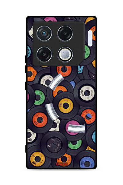Tolwak غطاء حماية لهاتف Infinix GT 20 Pro 5G بنقشة أقراص مضغوطة