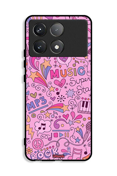 Tolwak غطاء حماية لهاتف Xiaomi Redmi K70E 5G مع علامات موسيقية