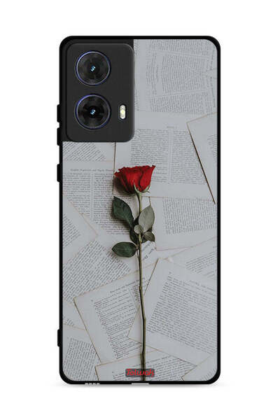 Tolwak غطاء حماية لهاتف موتورولا موتو جي 85 5G وردي على ورق