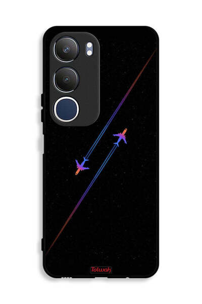Tolwak غطاء حماية لهاتف Vivo Y19s 4G برسومات طائرات
