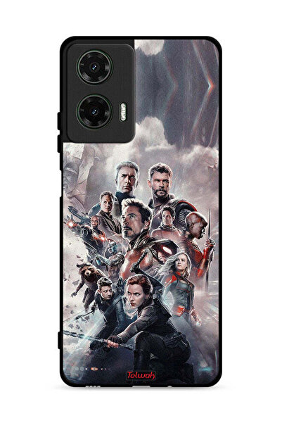 Tolwak غطاء حماية لهاتف موتورولا موتو جي 35 5G بتصميم أفينجرز