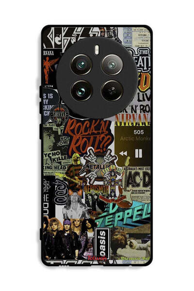 Tolwak غطاء حماية لهاتف Realme 12 Pro Plus 5G، تحيا موسيقى الروك أند رول