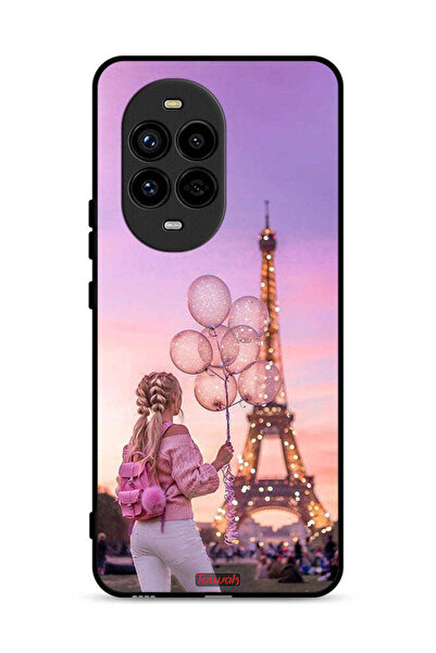 Tolwak غطاء حماية لهاتف هواوي نوفا 13 برو 5G، فتاة تحمل بالونات