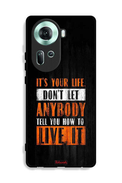 Tolwak غطاء حماية Oppo Reno11 5G Its Your Life