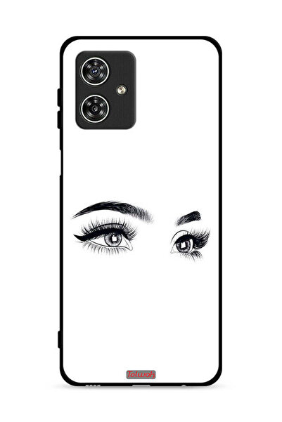 Tolwak غطاء حماية لهاتف موتورولا موتو جي 54 5G برسومات عيون فنية