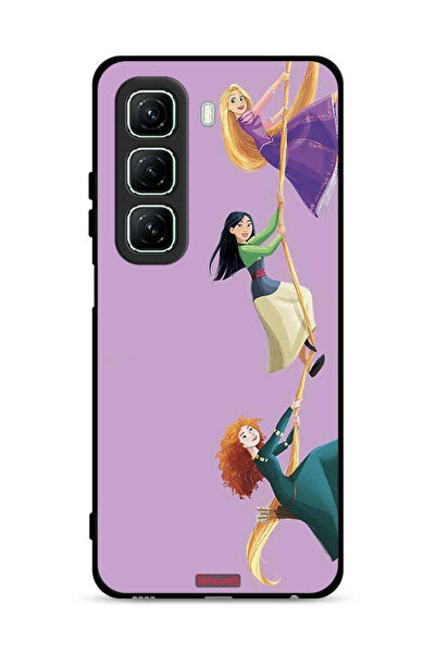 Tolwak غطاء حماية لهاتف Infinix Hot 50 5G برسومات تسلق الفتيات