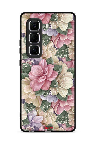 Tolwak غطاء حماية عالي الجودة بنقشة زهور لهاتف إنفينيكس هوت 50 برو بلس 4G